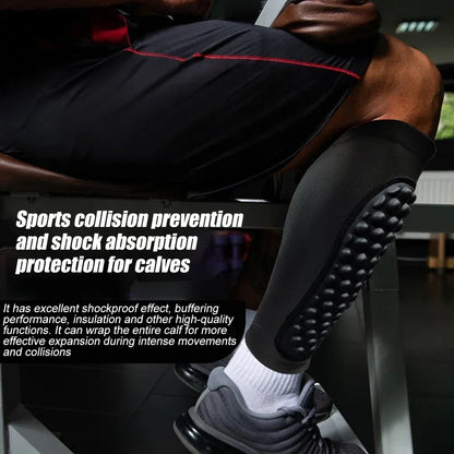Soccer Shin Guards Shin Pads, Football Shin Guard Socks Sleeves with Foam, Calf Compression Sleeve  Pads, Calf Protective Gear