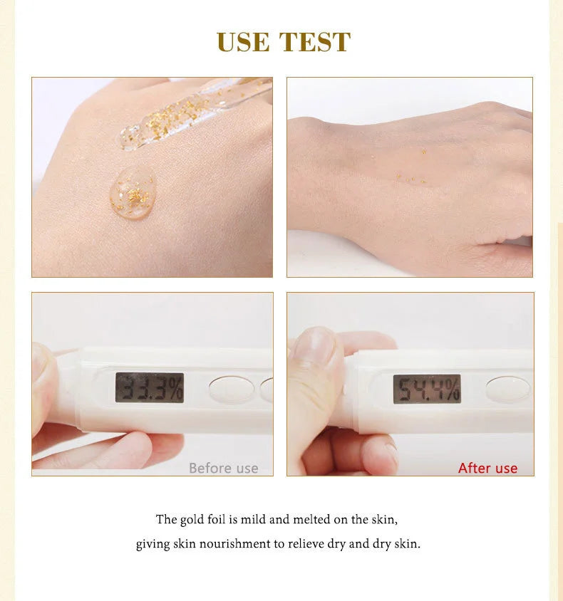 ARTISCARE 24k gold serum six peptides 20ml whitening moisturizing hyaluronic acid serum for face anti wrinkles facial skin care