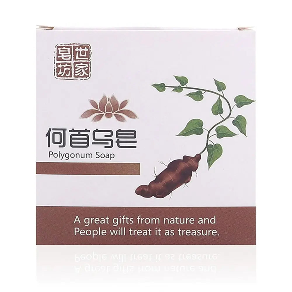 1PC Promotes Hair Growth Prevents Hair Loss He Shou Wu Soap Essential Oil Soaps Multiflora Shampoo Bar Shampoo Soap