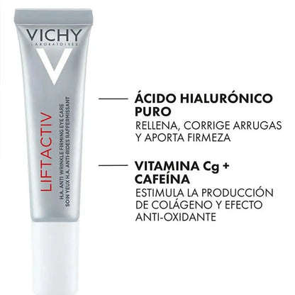 15ml Vichy Moisturizing Eye Serum Active Shaping Eye Cream Fade Fine Line Anti Wrinkle Natural Herbal Anti Dark Circle Eye Care