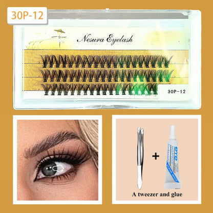 Cluster Eyelashes Kit Five Styles Available Single Eyelashes Clustered Simulation Natural DIY Eyelashes Thickness and Length
