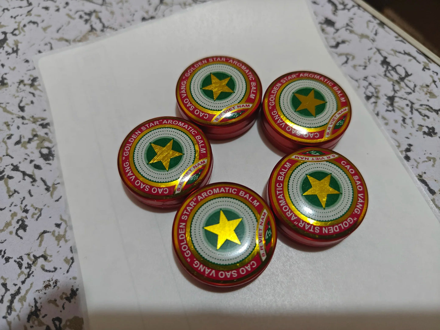 10pcs/bag Newest 3g Cao Sao Vang Vietnam Golden Star Menthol Balm Refreshing Oil for Insect Yellow Tw3 Wholesale (Retail Box)