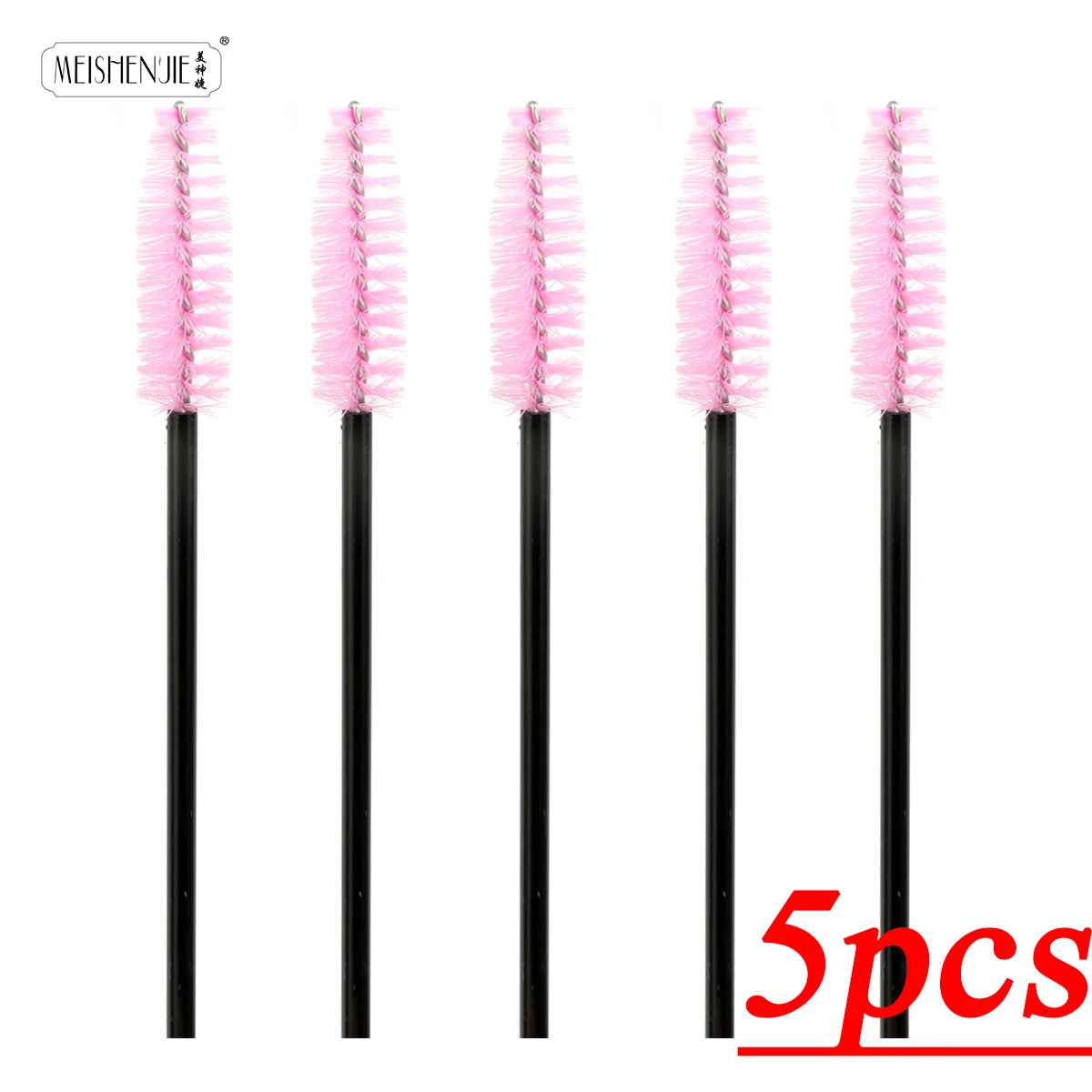 MEISHENJIE Hot Sale Eyelashes Brush Comb 5-50 PCS Eye Lashes Extension Mascara Wands Makeup Professional Makeup Beauty Tools