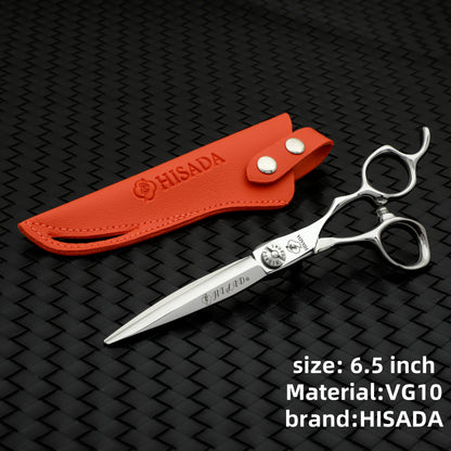 HISADAHairdressing scissors 6.2 6.7 7.0 inch Hair scissors VG10 Steel High-end Barber scissors advanced Hairdressing scissors