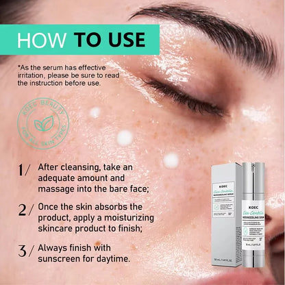 Korean Microneedle Essence Desalination Fine Lines Spots Collagen Solution Reverse Aging Recombinant Improves Rough Texture 50ml