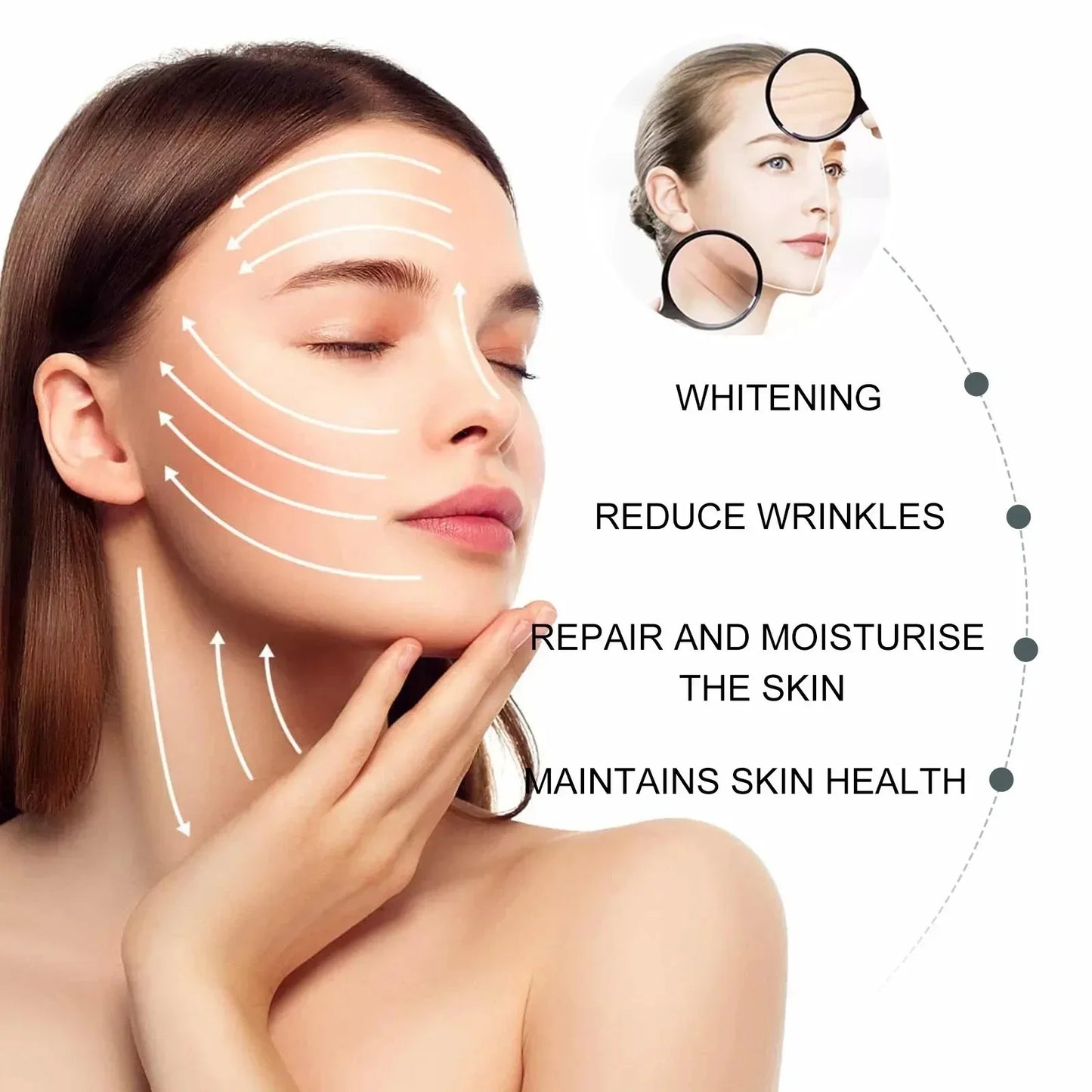 Retinol Facial Essence Fade Fine Line Face Serum Anti-Aging Pore Minimizing Hydrating Brightening Skin Treatment for Women Men