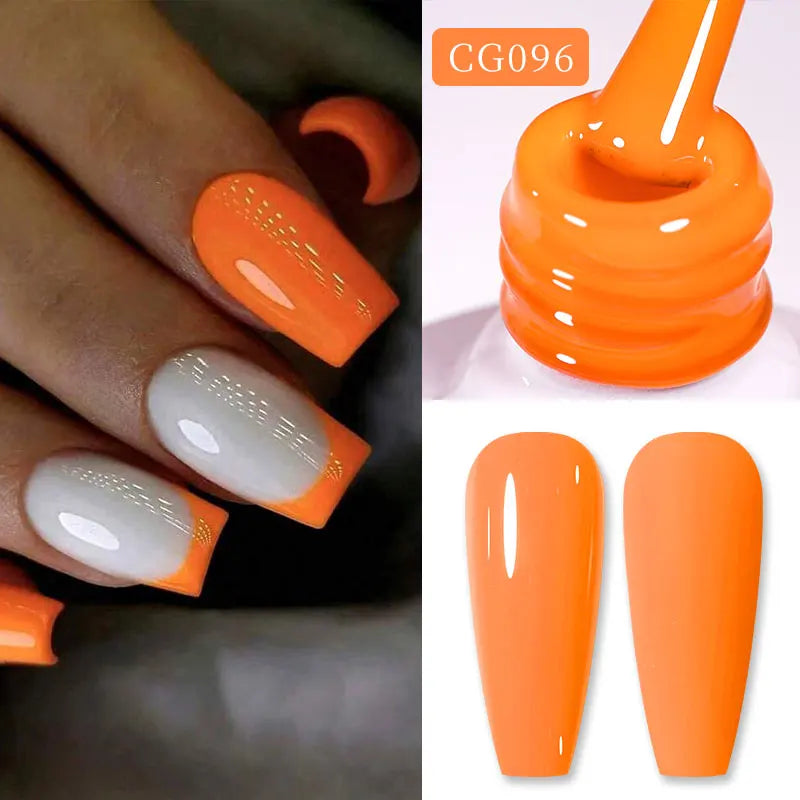 BORN PRETTY 10ml Nude Pink Gel Nail Polish Varnis Semi Permanent Nail Gel Varnish Soak Off UV Gel for Valentine's Day Gift Nails