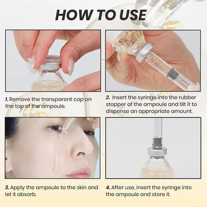 Peptide Intensive Lifting Ampoule,Deep Collagen Face Firming Moisturizing Serum,Glass Skin Tightening Hydration,Korean Skincare