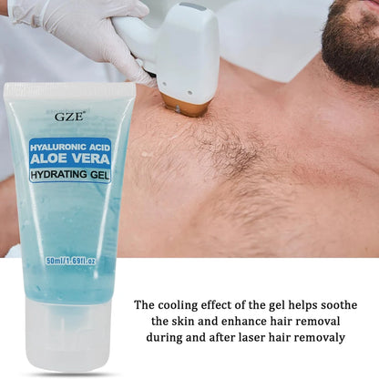 GZE Hydrating Microcurrent Conductive Gel, Gel Primer with Hyaluronic Acid, Non-irritating, Moisturizing Gel for RF