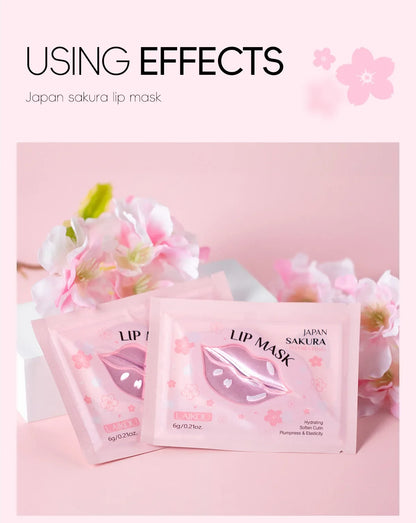 LAIKOU 5/10pcs Lip Mask Lip Care Moisturizing Hydrating Repair Lighten Lip Lines Labial Gel Patch Lips Pad Patches Care Products