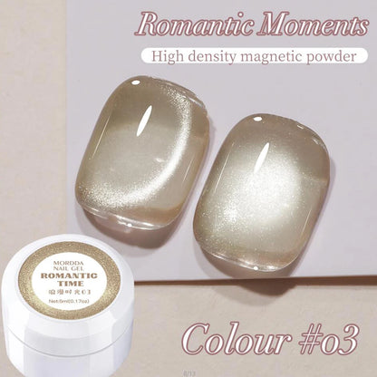 5ML Christmas Red Cat's Eye Gel Nail Polish Senior Glass Bead  Cat Magnetic Eye Gel Nail Polish LED Soak Off Varnish Manicure