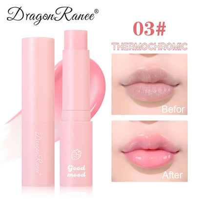 Long Lasting Color Change Lip Balm Moisturizing Hydrating Repair Lip Care Jelly Lipstick Fruity Tint Makeup