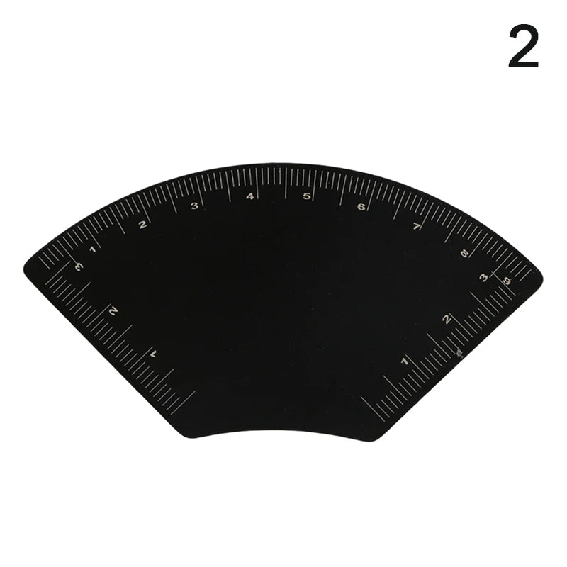 Eyebrow Ruler Microblading Mapping Tool Shaping Permanent Makeup Drawing Guide Ruler Tattoo Aluminum Alloy Fast Drawing Eyebrow