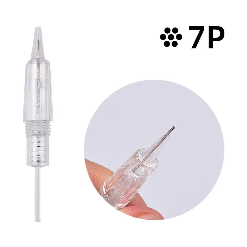 5PCS Microneedles Disposable Screw Needle Cartridge For Premium Charmant Permanent Tattoo Machine 1P 1D 2P 3P 3FP 5P 5FP 7FP 7P