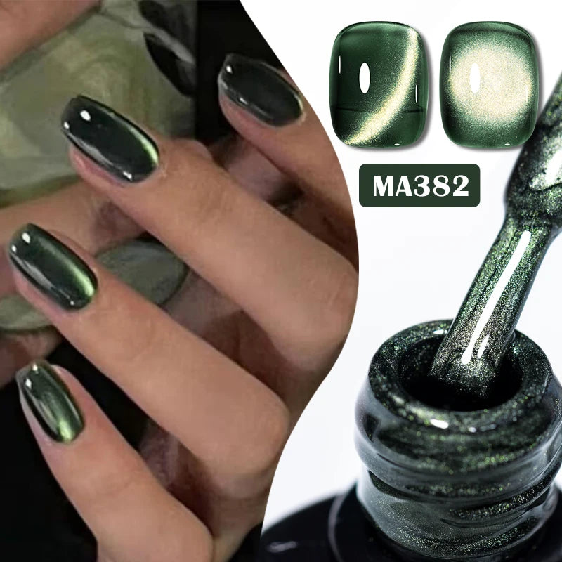Cat Eye Gel Polish With Nail Magnet Tools For Creating Heart Shapes On Nails Semi Permanent Cat Magnetic Nail Art UV Gel Varnish