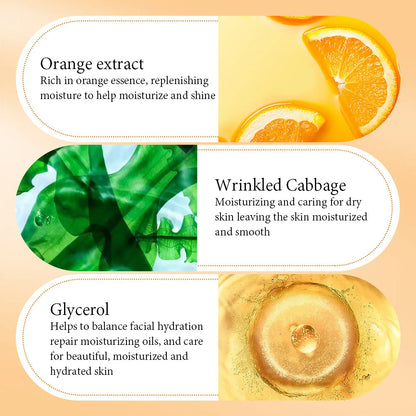 20pcs BIOAQUA Vitamin C Serum Moisturizing Refreshing Whitening Nourishing Anti-aging Face Essence Facial Skin Care Products