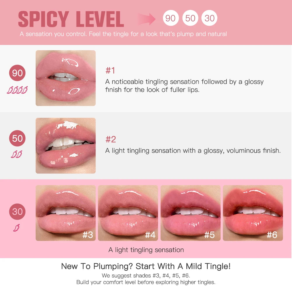 Winter Instant Lip Plumping Oil Sexy Lip Deep Hydrating Moisturizing Care Ultimate Plumping Lip Plumper Gloss Sexy Beauty Makeup