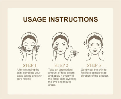 Collagen Anti-Aging Cream Repair Instant Wrinkle Tightening Lifting Rejuvenate face Deep Moisturizing Tightening Korean Skincare