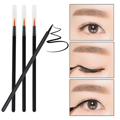 50pcs Disposable Nail Art Brush Eyeliner Eyeline Makeup Tools Manicure Painting Pen Beauty Tool Nail Gel Liner Brushes