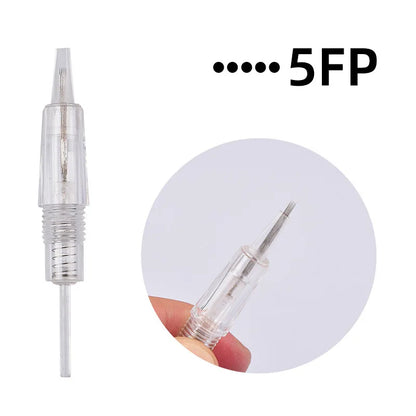 5PCS Microneedles Disposable Screw Needle Cartridge For Premium Charmant Permanent Tattoo Machine 1P 1D 2P 3P 3FP 5P 5FP 7FP 7P