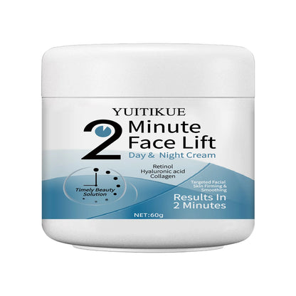 YUITIKUE Minute Face Lift Cream with Retinol & Hyaluronic Acid - Firms, Lifts & Evens Skin Tone, Day & Night, 100g
