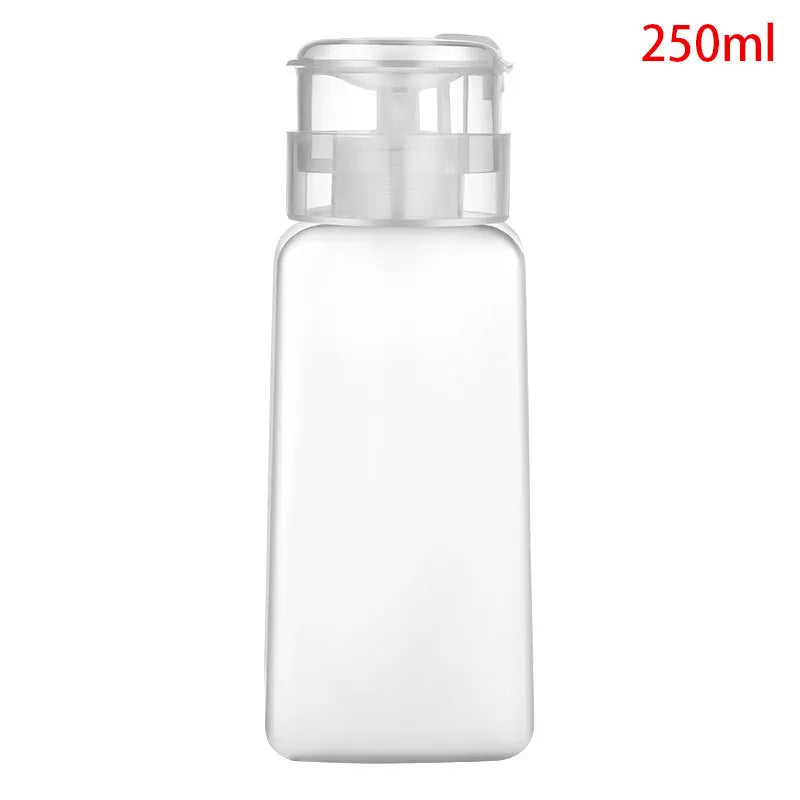 50/150/180/250ml Empty Pump Dispenser Liquid UV Gel Polish Nail Art Polish Clean Bottle Polish Cleanser Remover Bottle