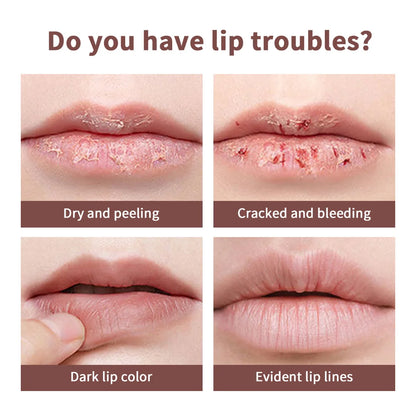 Honey Lipstick Tinted Lip Balm Lip Stain Moisturizing Nourishing Long-Lasting Lipstick for All Skin Tones Natural Woman Makeup