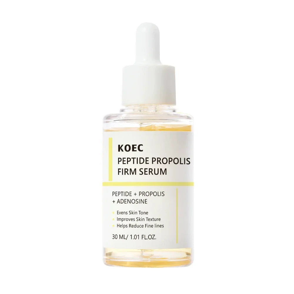 30ml KOEC Peptide Propolis Firm Serum Moisturizing Brightening Restoring Anti-Wrinkle Improve Texture Even Skin Tone Adenosine