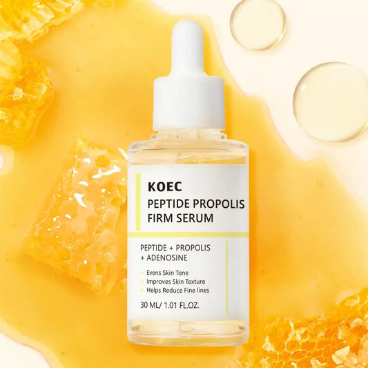 30ml KOEC Peptide Propolis Firm Serum Moisturizing Brightening Restoring Anti-Wrinkle Improve Texture Even Skin Tone Adenosine