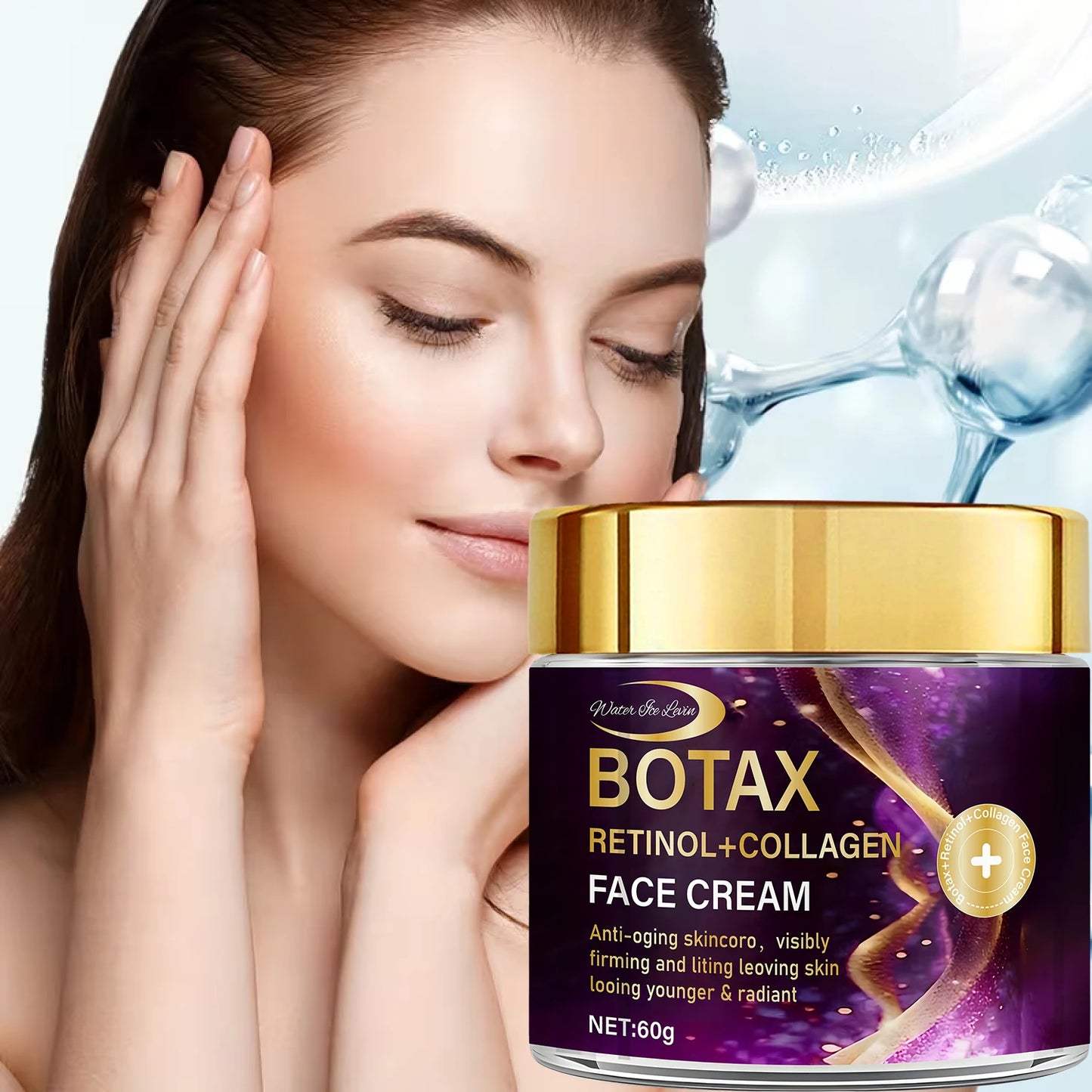Botax Retinol & Collagen Face Cream for Anti-Aging Skincare, Visibly Firming & Lifting for Radiant Skin.