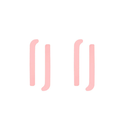2 Pairs Silicon Eye Pads For Lash Lifting Reusable Eyelash Perming Silicone Pad Lash Lift Ribbons Eyelash Extension Makeup Tools