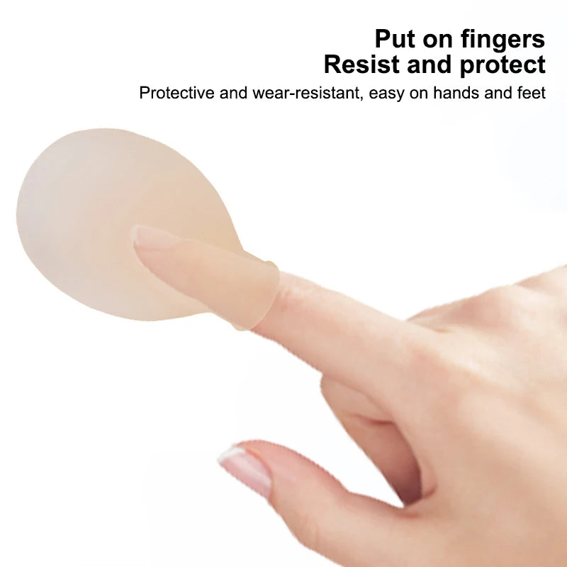 Waterproof Soak Potion Finger Cots – Protective Covers for Finger and Toe Injuries, Wounds, and Shower Protection