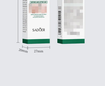 SADOER Tea Tree Acne Removing Cream Facial Skincare Oil Control Face Gel Creams Hydrating Moisturizing Facial Cream Skin Care