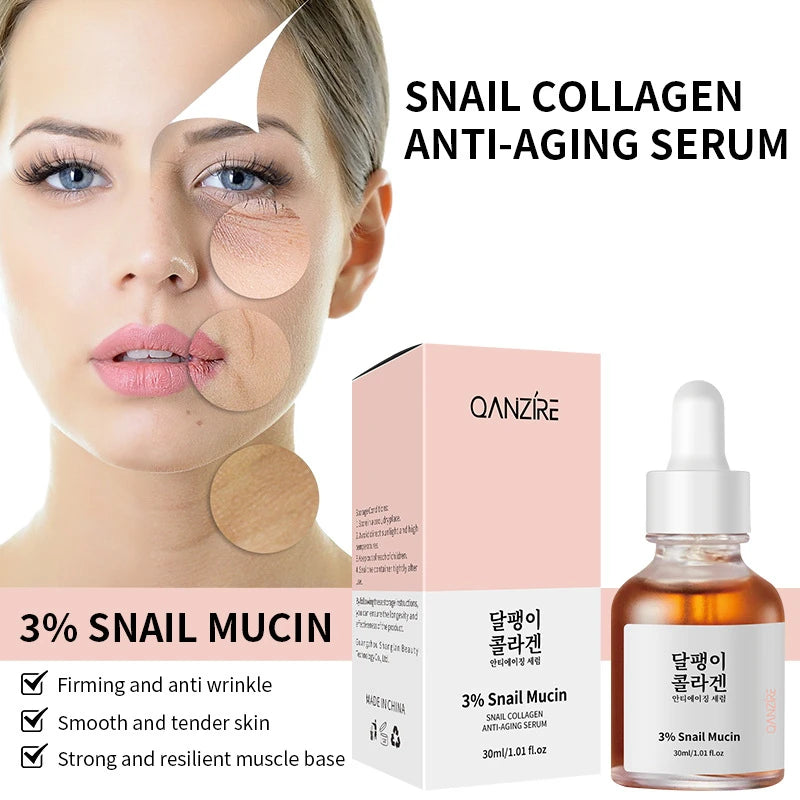 3% Snail Mucin Serum 60% Propolis Nourish Repair Peak Lightweight Moisturizer Non-greasy Skin Essence Revitalizing Facial Serum