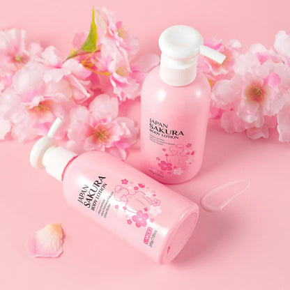 Laikou Cherry Blossom Body Lotion Moisturizing & Repairing  Winter Chapped Skin Care Moisturizing Without Greasiness 200g