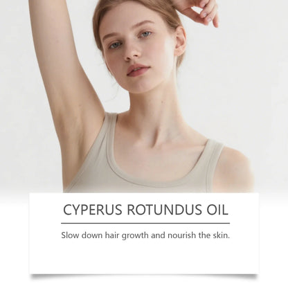 OceAura Cyperus Rotundus Oil Reduce Hair Growth Shrink Pores Smooth Skin Barrier Repair Care Sweet Almond Oil After Shave Oil