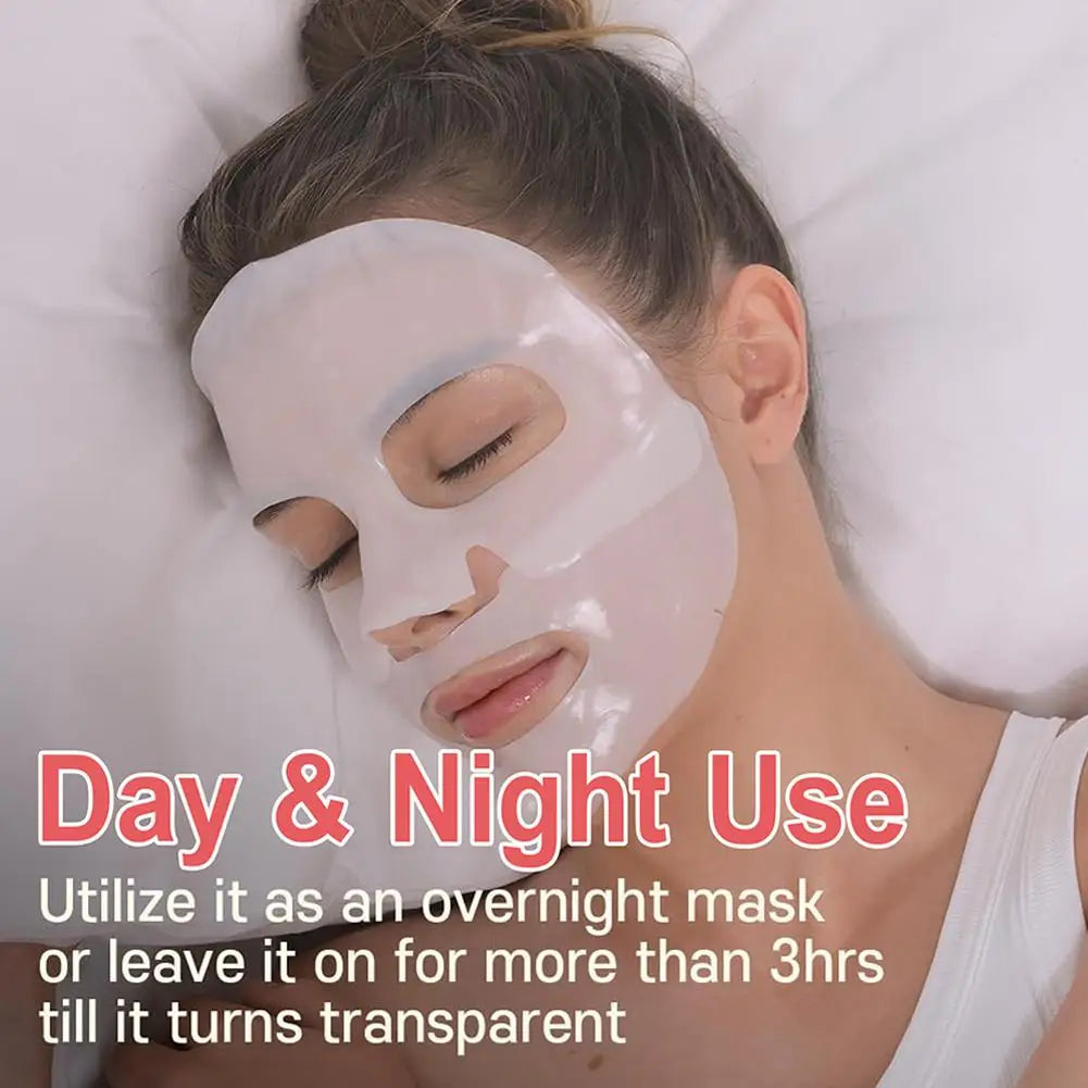 Bio Collagen Facial Mask Shrink Pores Deep Hydrating Overnight Mask Moisturizing Refreshing Brightening Face Korean Skin Care