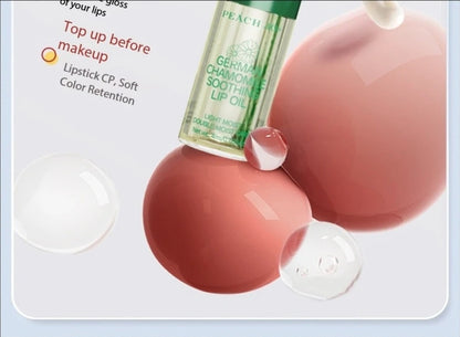 German chamomile lip oil, lightweight and moisturizing, double moisturizing and caring for lips, autumn and winter lip care