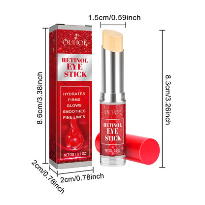 Retinol Eye Cream Stick Lightening Dark Circles Firming Skin Anti-Wrinkle Firming Brightening Eye Repair for Women Eyes Care