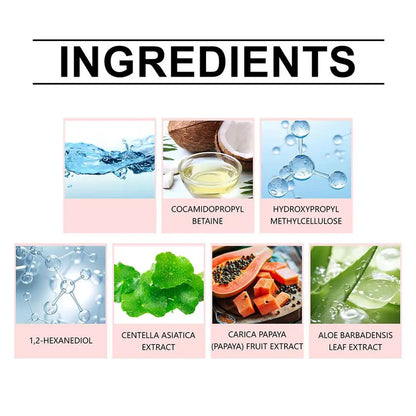 Soothing Centella Asiatica Mild Deep Cleansing Foam Cleanser - Remove Pore Oil Control Exfoliating Refresh Facial Skincare