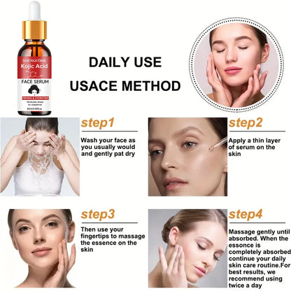 YOUNGCOME Kojic Acid Essence Moisturizing Facial Essence Face Care Skin Care Essence  Anti-Aging Face Serum Skin Care Products