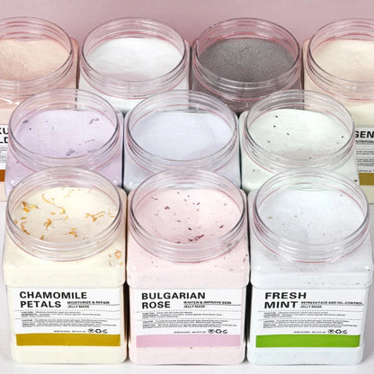 650g/200g Jelly Mask Powder Rose Masks Peel Off Hydroplastic Crystal Collagen Facial Jelly Mask for Face