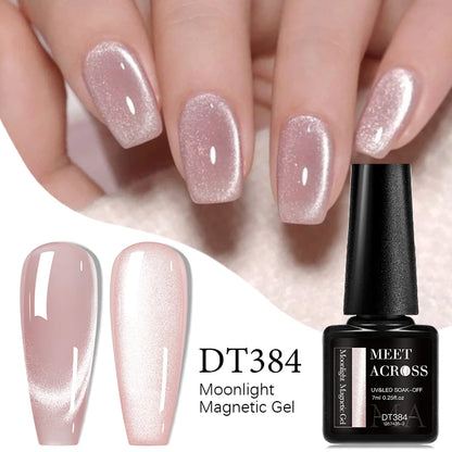 Cat Eye Gel Polish With Nail Magnet Tools For Creating Heart Shapes On Nails Semi Permanent Cat Magnetic Nail Art UV Gel Varnish