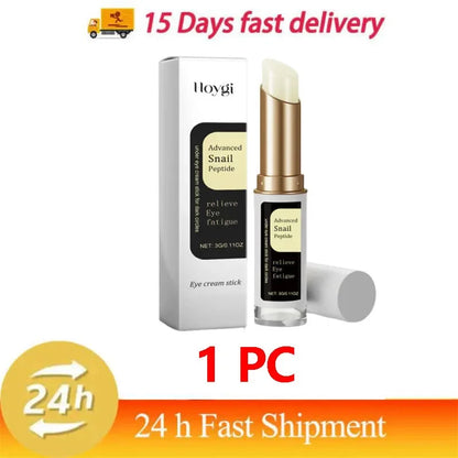 Snail Eye Cream Stick Collagen Fade Fine Lines Wrinkle Lightening Dark Circles Firming Eye Bags Puffiness Moisturizing Eye Cream