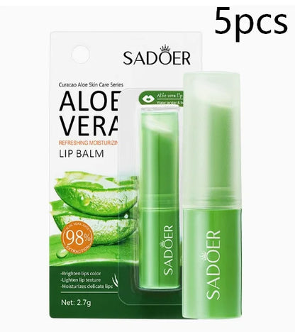 Aloe Lip Balm Healing Lasting Moisturizing All-natural Lip Mask For Dry Lips Lip Moisturizing Power Lip Care Nourishing Repair