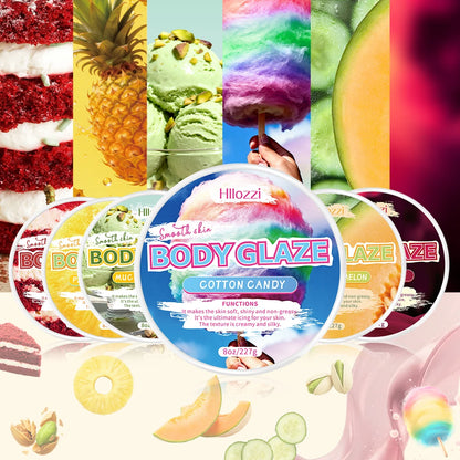 The Dreamy Body Glaze series offers body care, moisturizing, long-lasting fragrance, and a smooth, silky finish.