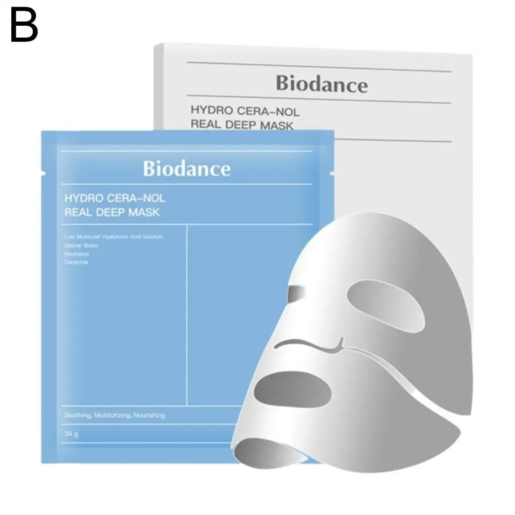 Bio Collagen Facial Mask Shrink Pores Deep Hydrating Overnight Mask Moisturizing Refreshing Brightening Face Korean Skin Care