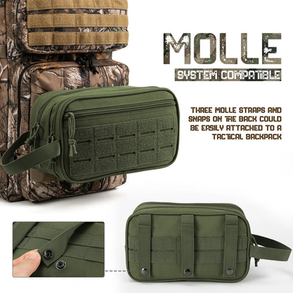 Tactical Toiletry Bag For Men Hygiene Bag Tool Molle Pouches Small Dopp Kit Mens Shaving Kit Travel shower Makeup Cosmetic Bag