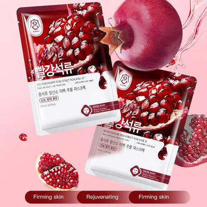 Fruits Face Mask Anti Wrinkle Beauty Facial Moisturizing Masks Hydrating ﻿ Anti-aging Whitening Facial Skin Care M4K7