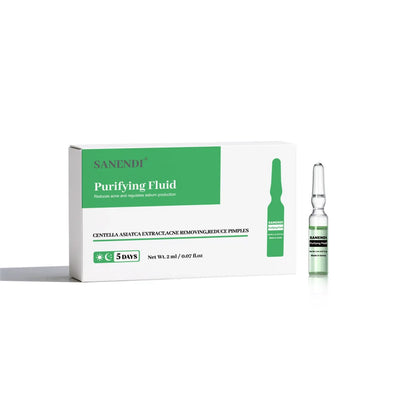 2ml Centella Facial Serum for Dermapen Hyaluronic Acid Acne Solution Ampoule Glutathione Fine Lines Hydrate Fluid 5/20PCS